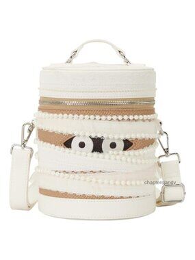 Loungefly Figural Mummy Crossbody Bag Faux Leather Adjustable Strap